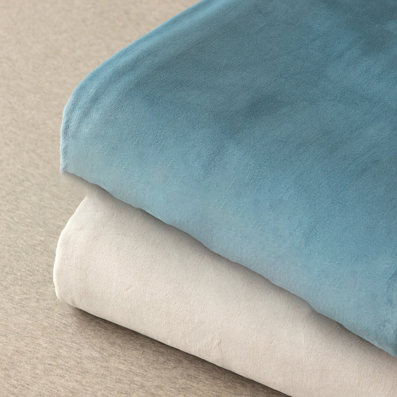 Flannel Solid Color Bed Sheet Warm Soft Breathable Non-pilling Bed Sheet Set