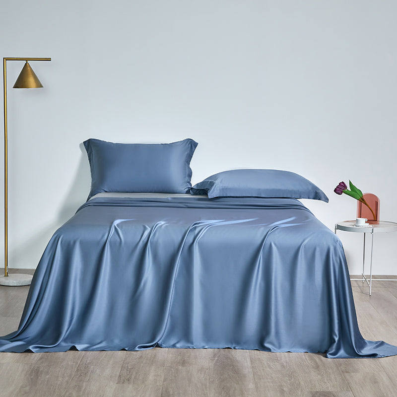 Modern Bed Sheet Solid Color Breathable Skin-friendly Ben Sheet Set