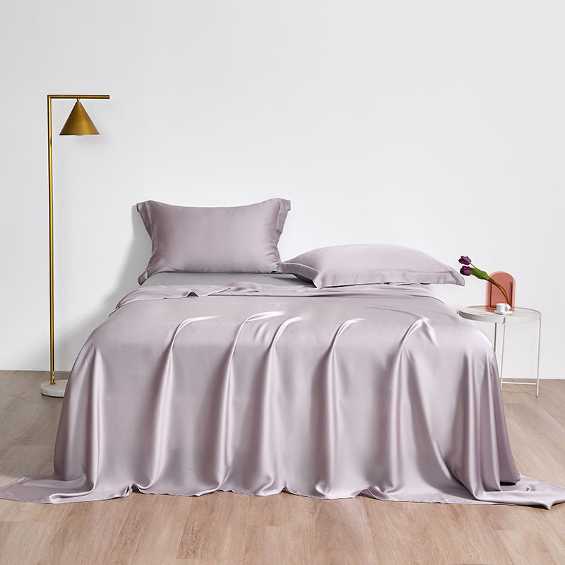 Modern Bed Sheet Solid Color Breathable Skin-friendly Ben Sheet Set