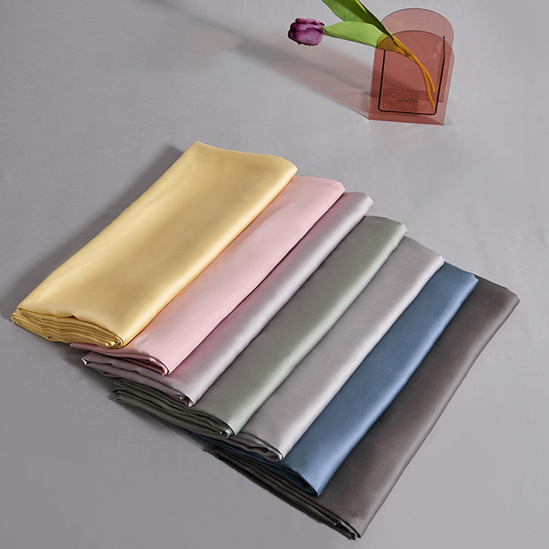 Modern Bed Sheet Solid Color Breathable Skin-friendly Ben Sheet Set