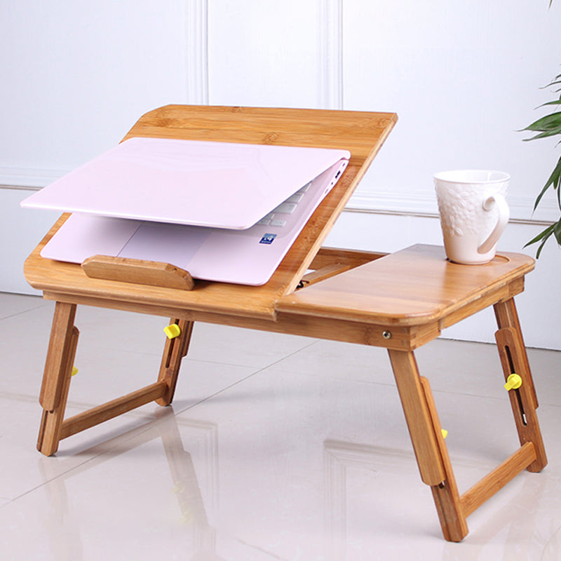 Wooden Writing Desk Contemporary Folding Office Desk in Natural