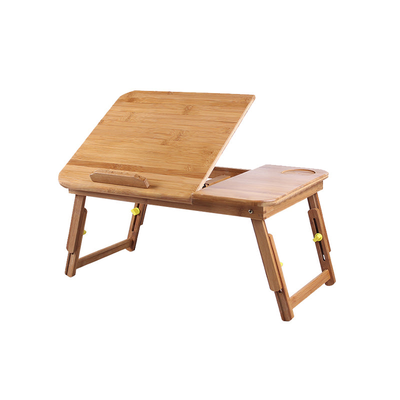 Wooden Writing Desk Contemporary Folding Office Desk in Natural