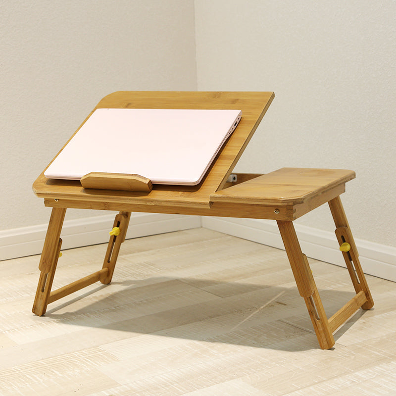 Wooden Writing Desk Contemporary Folding Office Desk in Natural