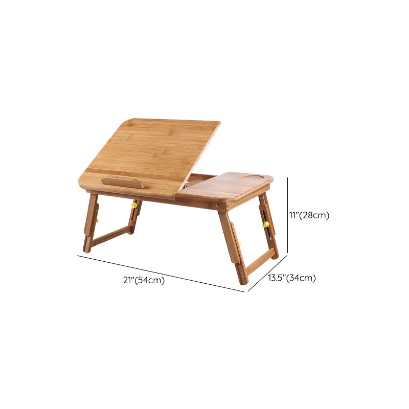 Wooden Writing Desk Contemporary Folding Office Desk in Natural