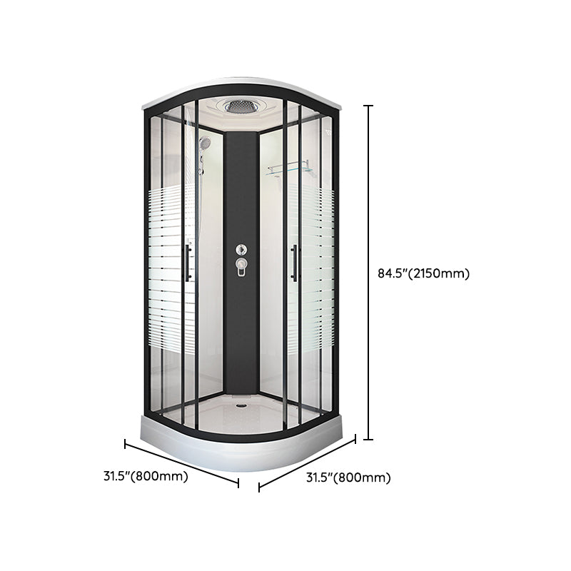 Framed Double Sliding Shower Stall Steam Shower Shower Stall