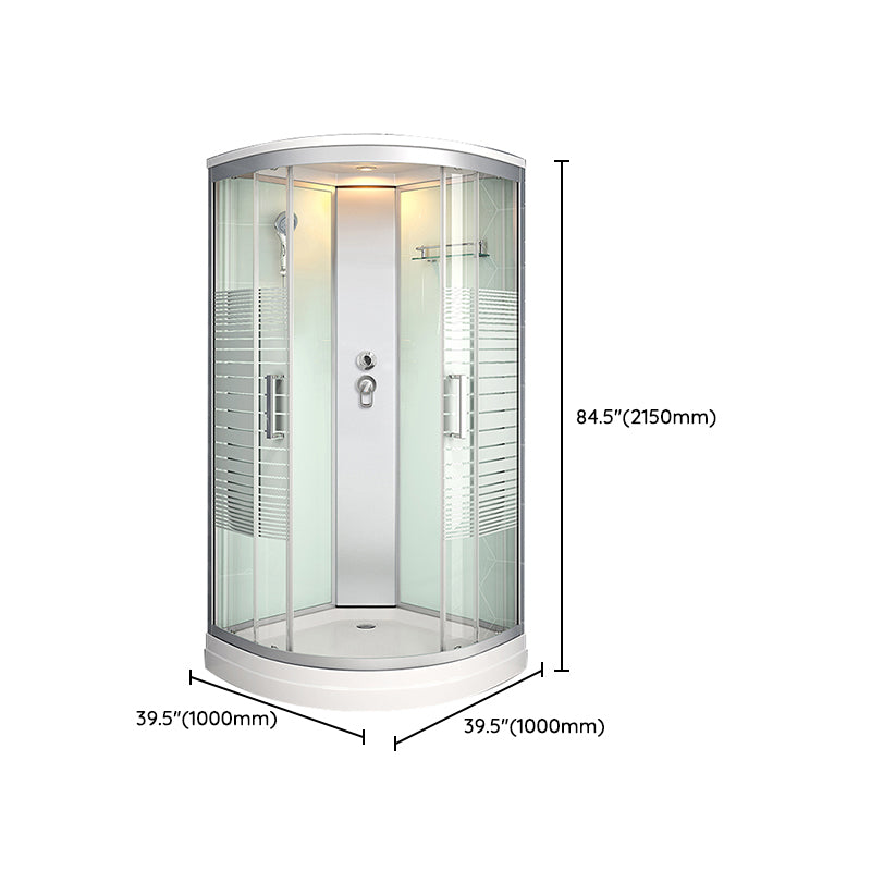 Framed Double Sliding Shower Stall Steam Shower Shower Stall