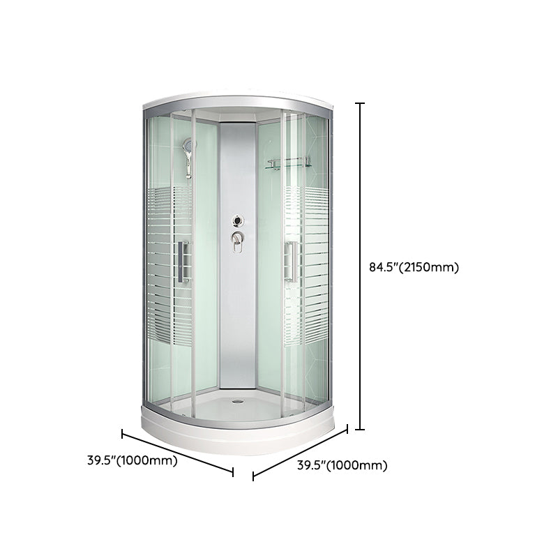 Framed Double Sliding Shower Stall Steam Shower Shower Stall