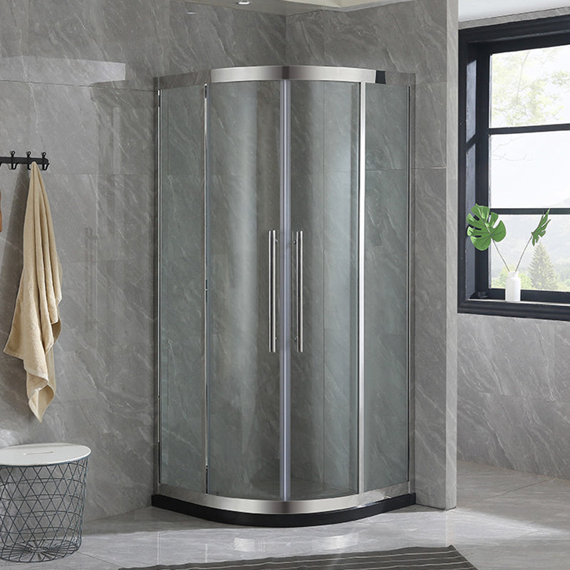 Stainless Steel Shower Enclosure Neo-Round Shower Enclosure on Corner