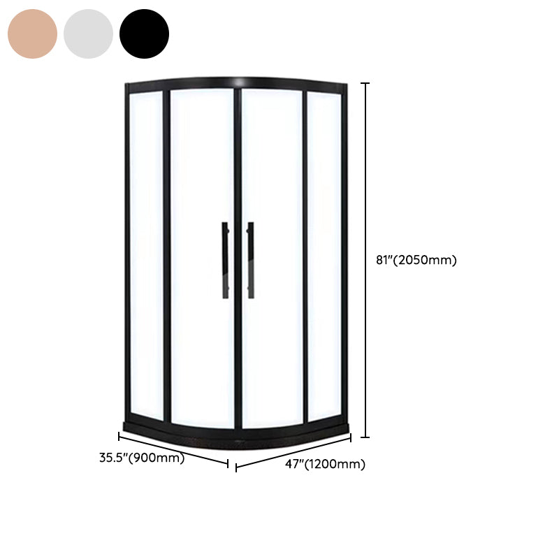 Stainless Steel Shower Enclosure Neo-Round Shower Enclosure on Corner