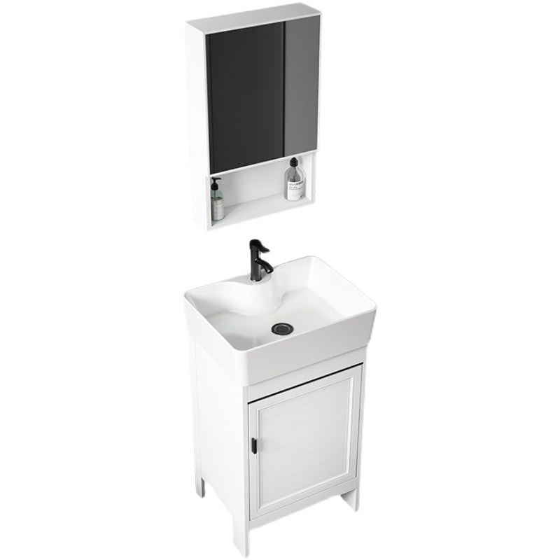 Freestanding Bathroom Vanity Metal Contemporary Bathroom Sink Vanity