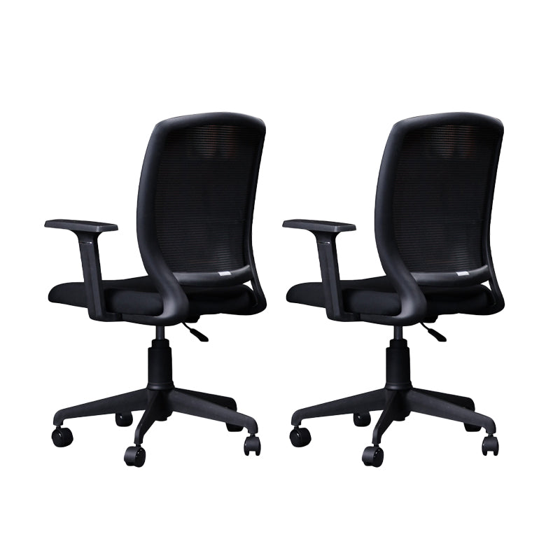 Fixed Arms Modern Office Chair Tilt Mechanism No Distressing Ergonomic Desk Chair