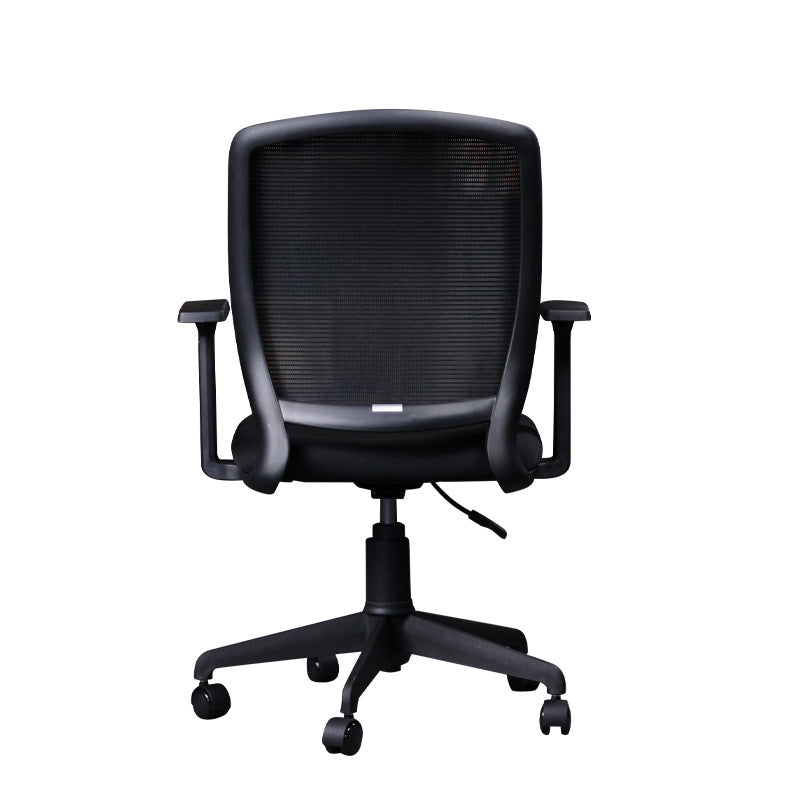 Fixed Arms Modern Office Chair Tilt Mechanism No Distressing Ergonomic Desk Chair