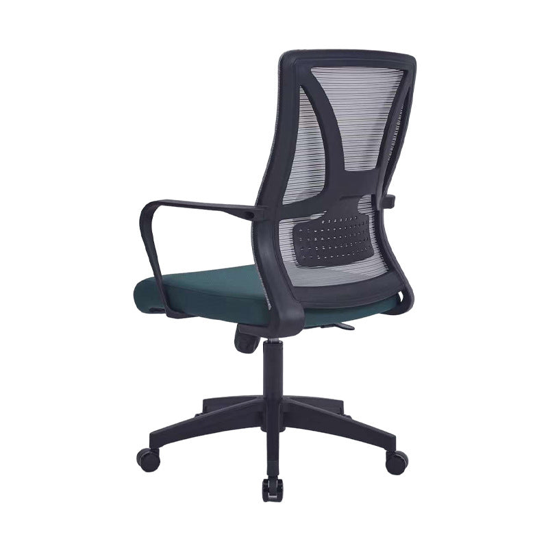 Modern Fixed Arms Office Chair Tilt Mechanism No Distressing Ergonomic Chair