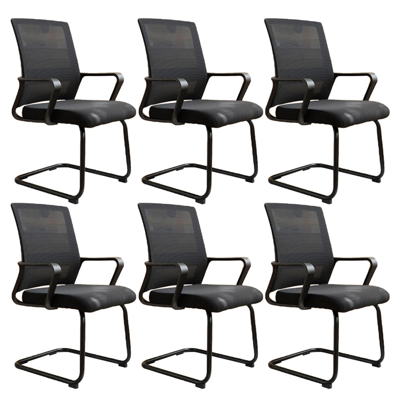 Modern Style Fixed Arms Office Chair No Distressing Ergonomic Chair