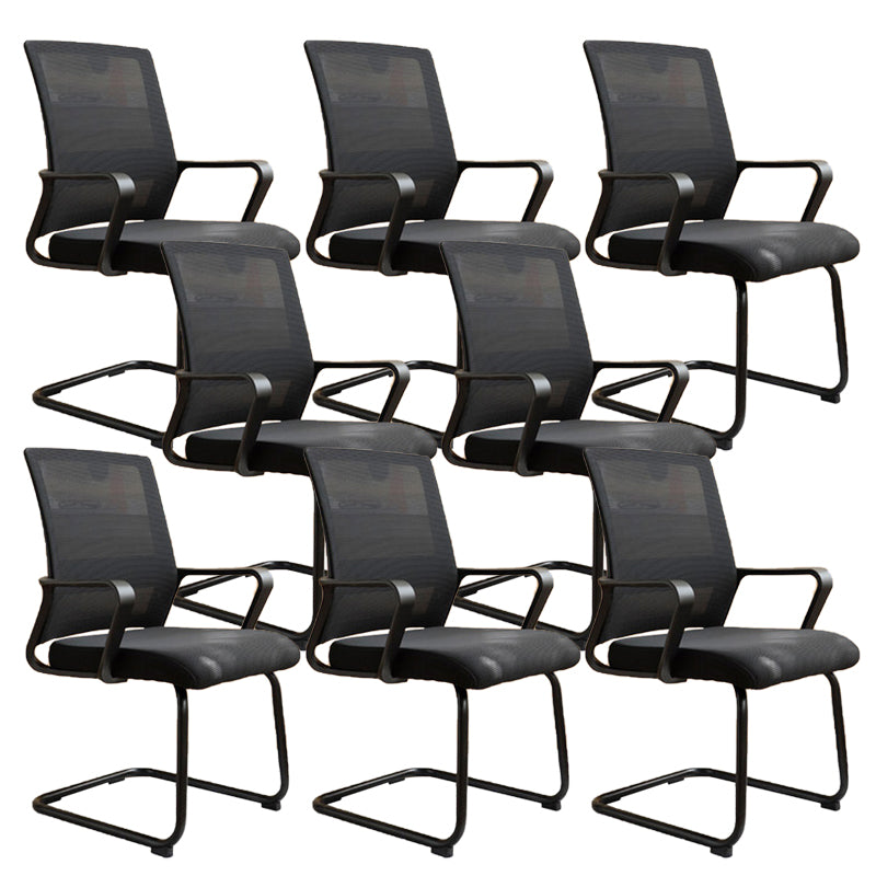 Modern Style Fixed Arms Office Chair No Distressing Ergonomic Chair