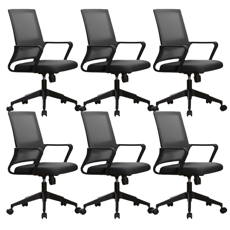 Modern Style Fixed Arms Office Chair No Distressing Ergonomic Chair