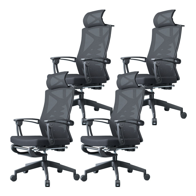 Modern Adjustable Arms Desk Chair Height-adjustable Task Chair for Office