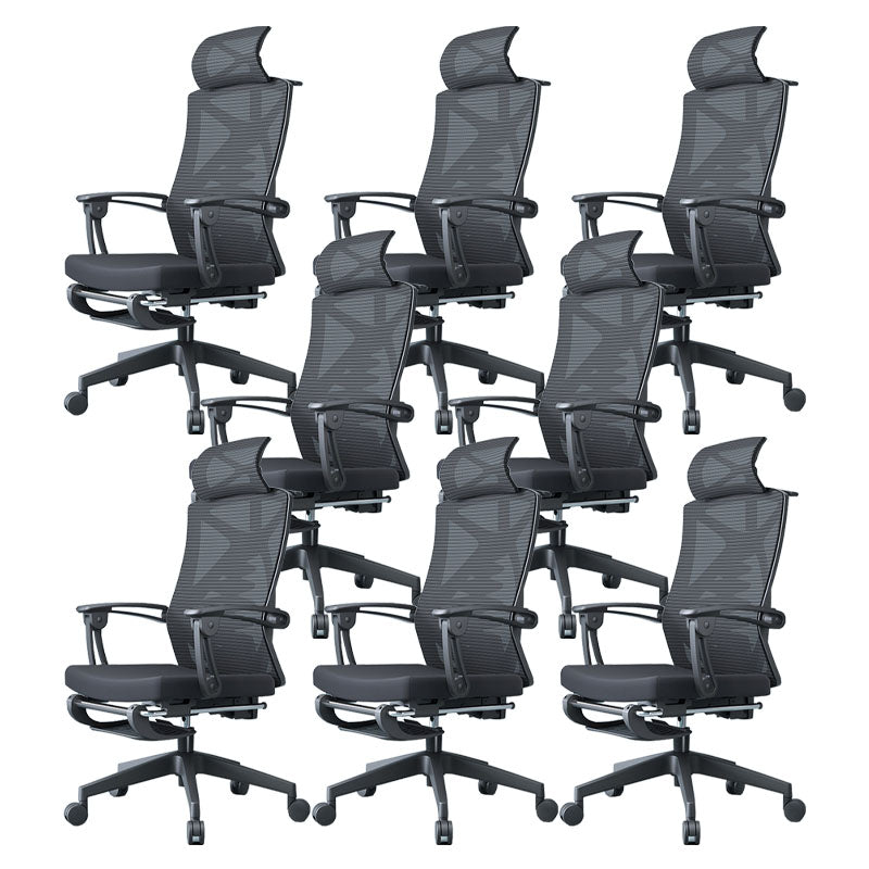 Modern Adjustable Arms Desk Chair Height-adjustable Task Chair for Office