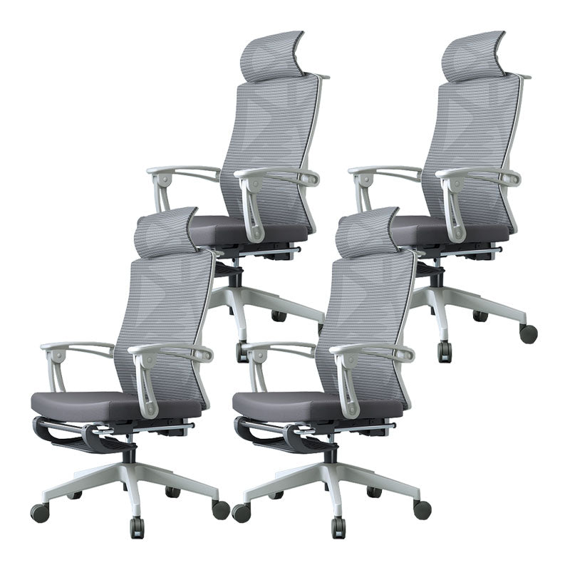 Modern Adjustable Arms Desk Chair Height-adjustable Task Chair for Office