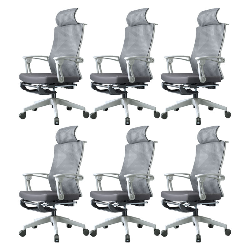 Modern Adjustable Arms Desk Chair Height-adjustable Task Chair for Office