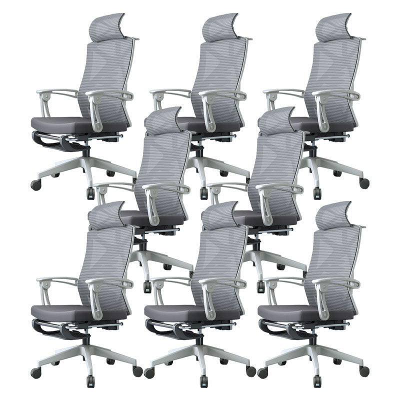 Modern Adjustable Arms Desk Chair Height-adjustable Task Chair for Office