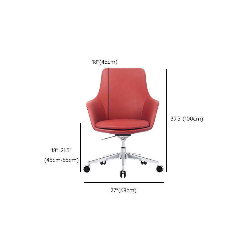 Modern Swivel Chair Desk Chair Faux Leather Executive Managers Chair