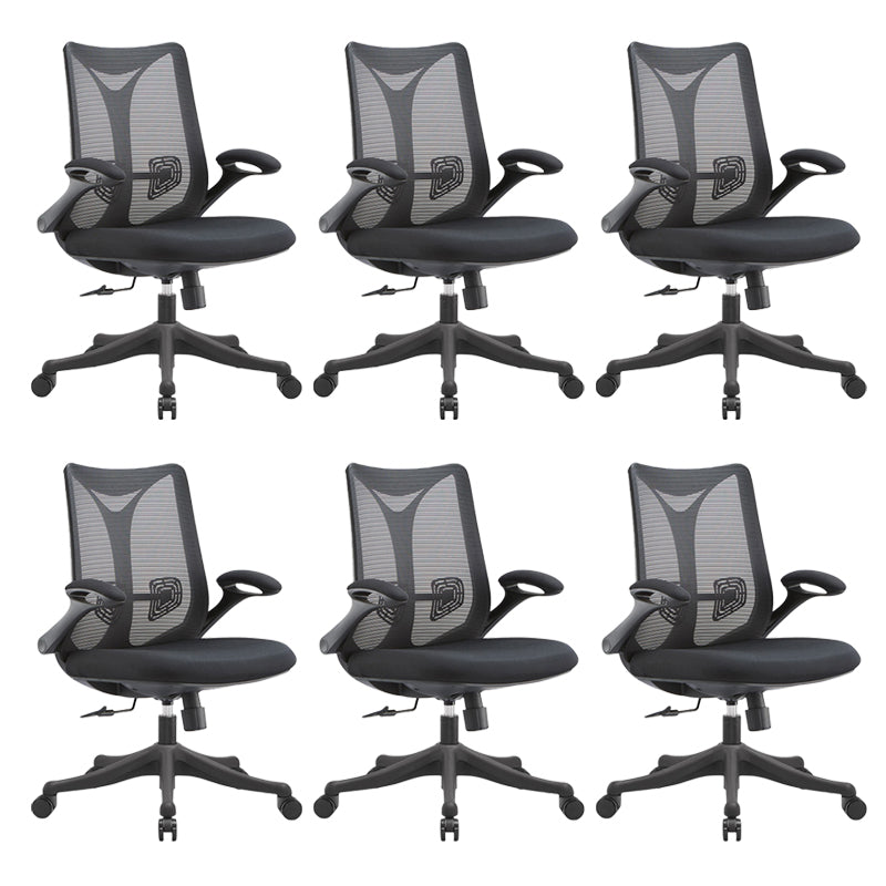 Modern Removable Arms Chair No Distressing Ergonomic Desk Chair