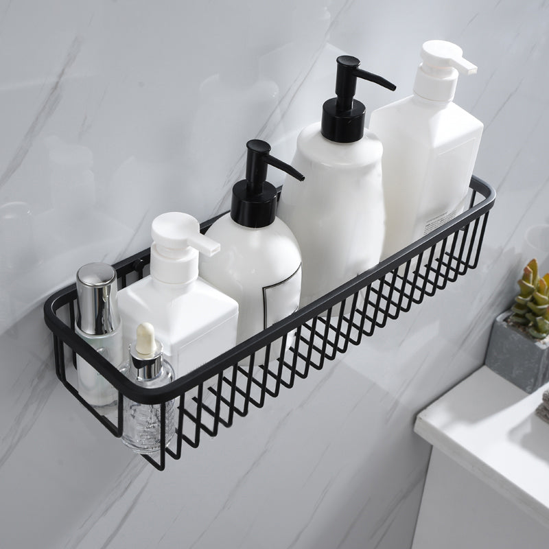 5-Piece Modernism Bath Hardware Set in Stainless Steel Matte Black