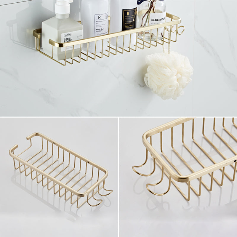 Traditional Brushed Brass Bathroom Accessory As Individual Or As a Set in Metal