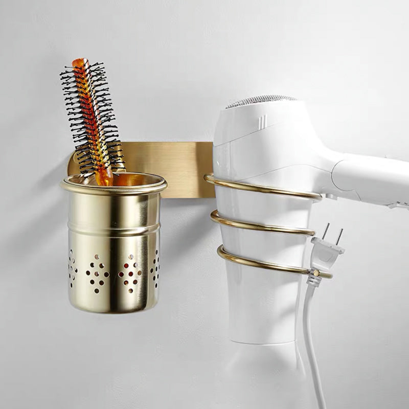 Traditional Brushed Brass Bathroom Accessory As Individual Or As a Set in Metal