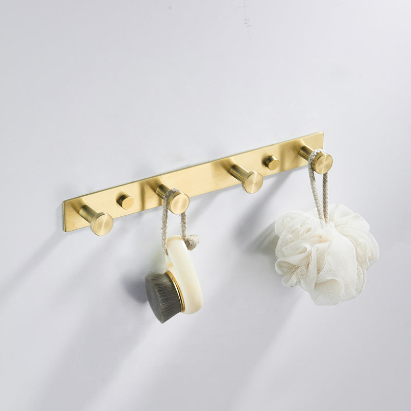 Traditional Brushed Brass Bathroom Accessory As Individual Or As a Set in Metal