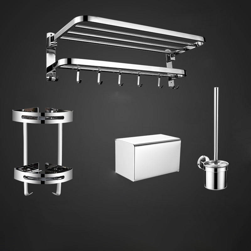 Contemporary Metal Bathroom Accessory As Individual Or As a Set with Paper Holder