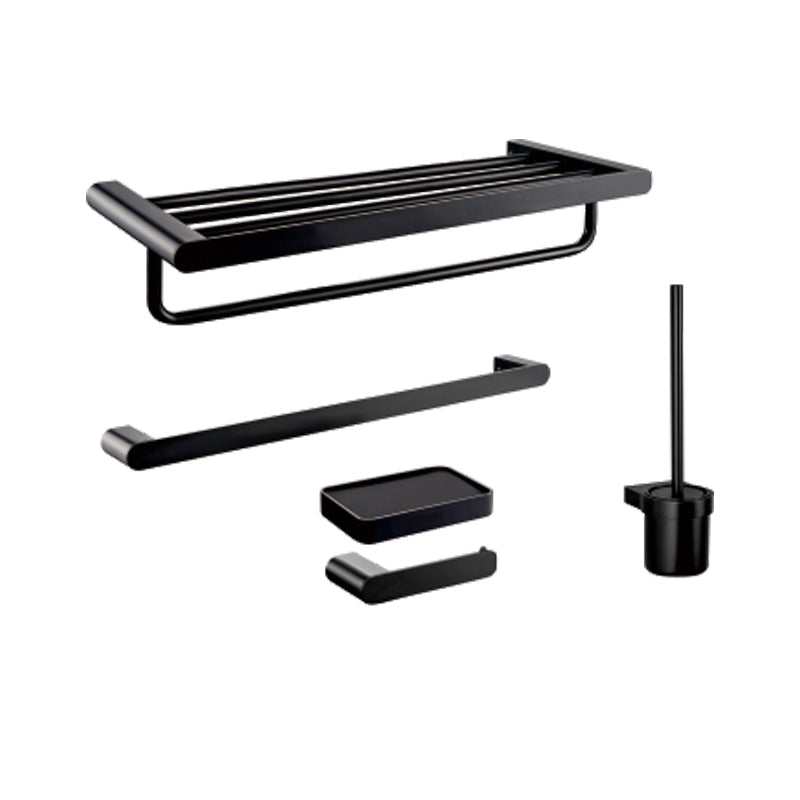 Modern Bathroom Accessories Hardware Set Black Bathroom Hardware Set