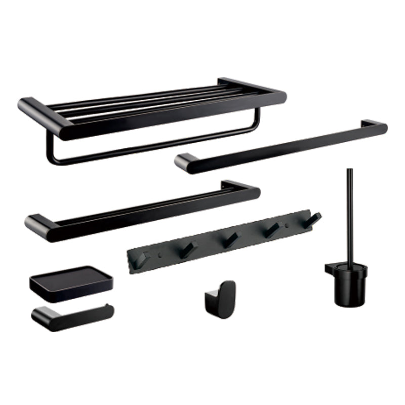 Modern Bathroom Accessories Hardware Set Black Bathroom Hardware Set