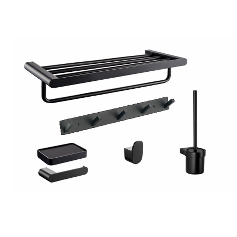 Modern Bathroom Accessories Hardware Set Black Bathroom Hardware Set