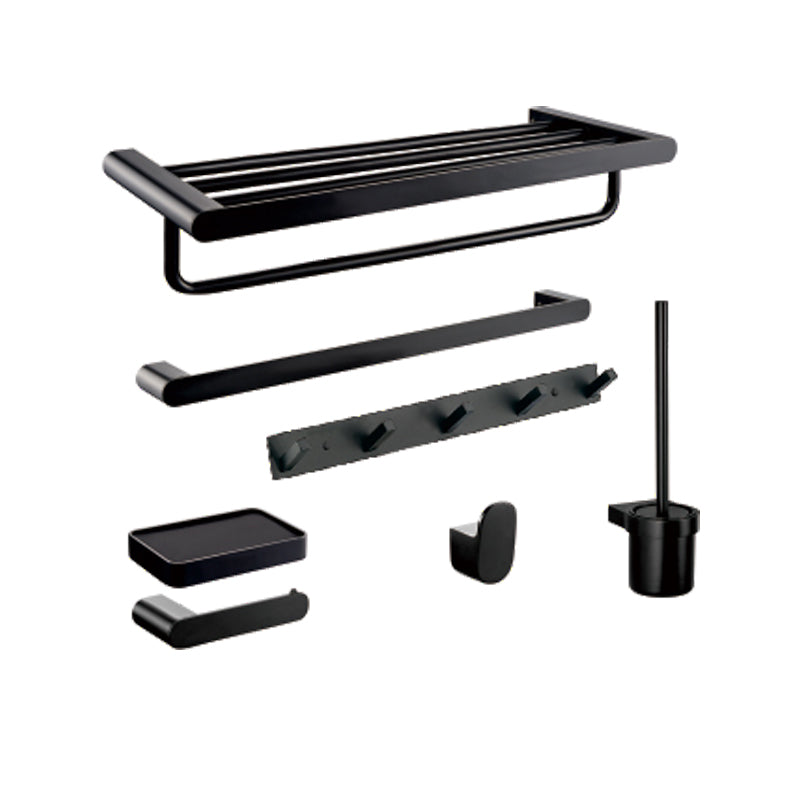 Modern Bathroom Accessories Hardware Set Black Bathroom Hardware Set