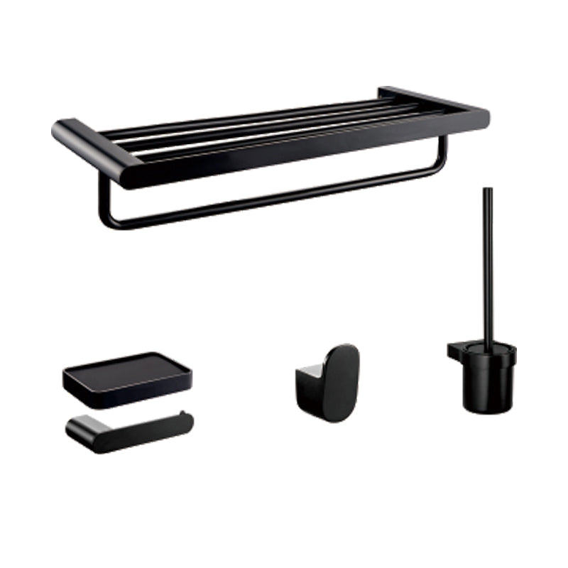 Modern Bathroom Accessories Hardware Set Black Bathroom Hardware Set