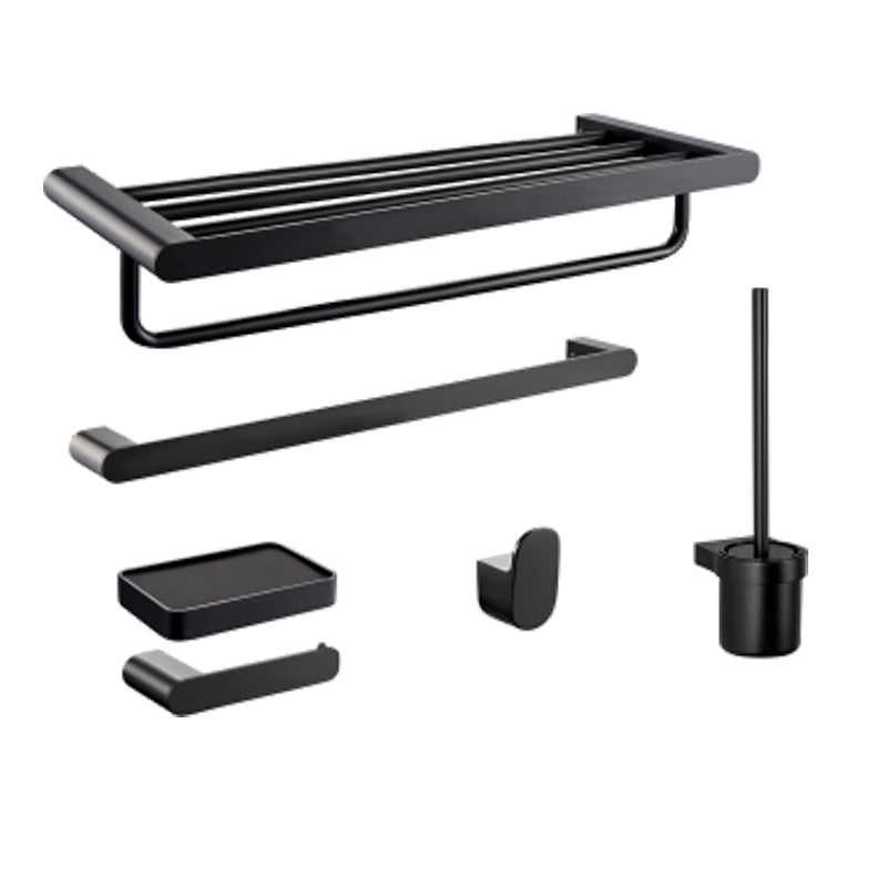 Modern Bathroom Accessories Hardware Set Black Bathroom Hardware Set