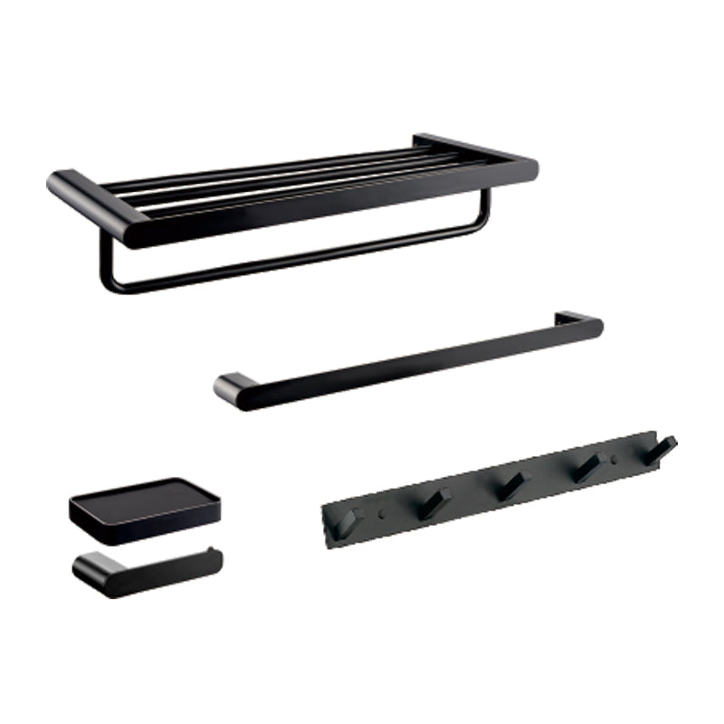 Modern Bathroom Accessories Hardware Set Black Bathroom Hardware Set