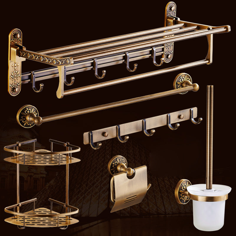 Traditional Bathroom Accessories Hardware Set Brass Bathroom Hardware