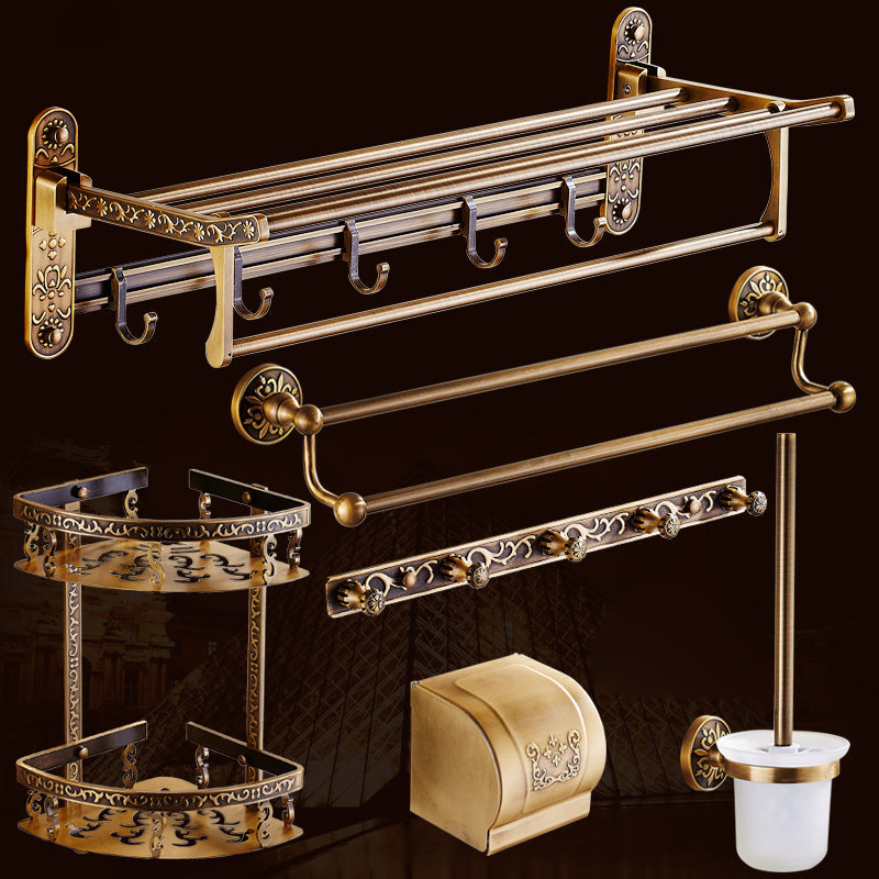 Traditional Bathroom Accessories Hardware Set Brass Bathroom Hardware