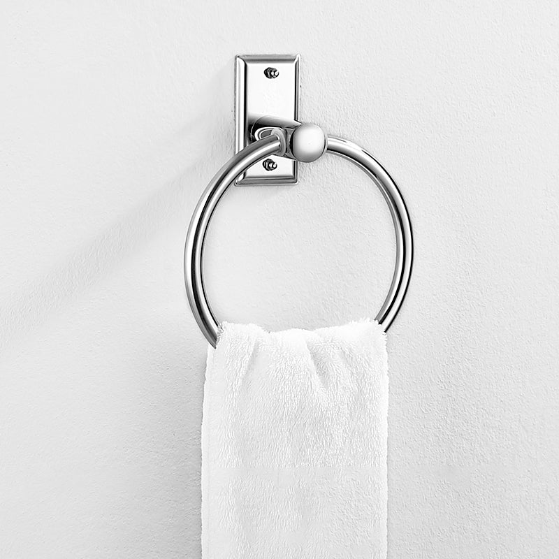 Silver Contemporary Bathroom Accessory As Individual Or As a Set