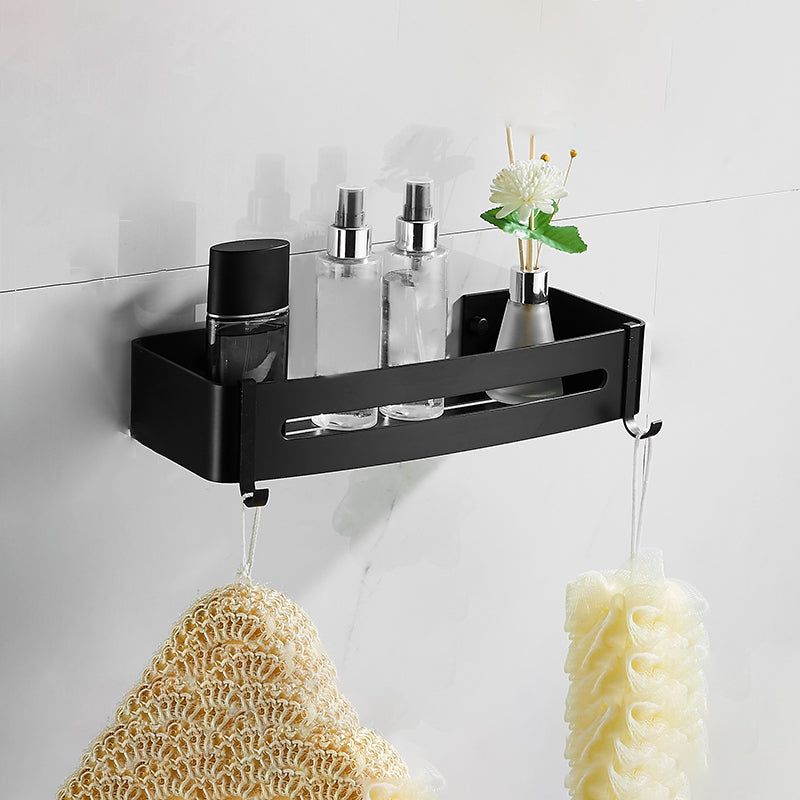 Contemporary Metal Bathroom Accessories Hardware Set with Bath Shelf