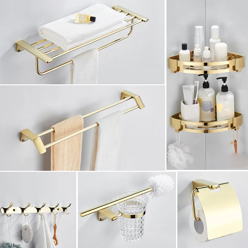 Modern Bathroom Accessories Hardware Set Gold Bathroom Hardware