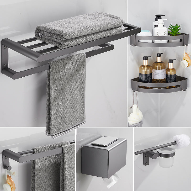 Grey Bathroom Accessory Kit Modern Bathroom Accessories Hardware Set