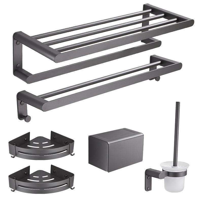 Grey Bathroom Accessory Kit Modern Bathroom Accessories Hardware Set