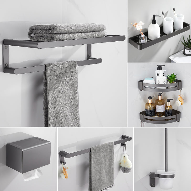 Grey Bathroom Accessory Kit Modern Bathroom Accessories Hardware Set