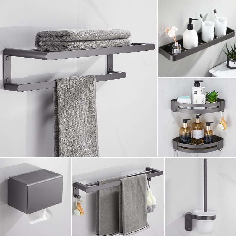 Grey Bathroom Accessory Kit Modern Bathroom Accessories Hardware Set