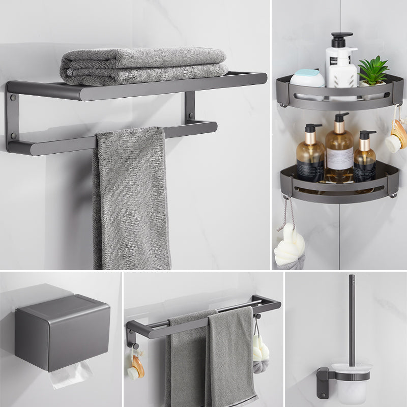 Grey Bathroom Accessory Kit Modern Bathroom Accessories Hardware Set
