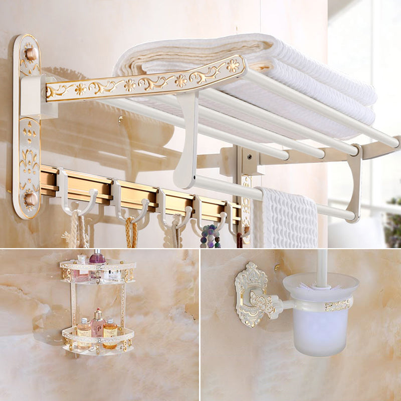 Traditional Metal Bathroom Accessories Hardware Set with Paper Holder